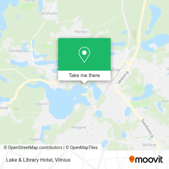 Карта Lake & Library Hotel