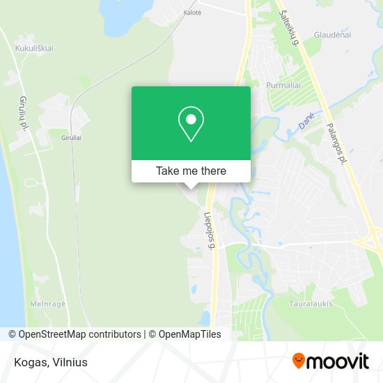 Карта Kogas