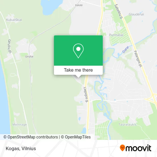 Карта Kogas