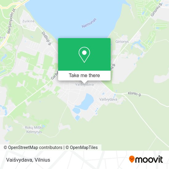 Карта Vaišvydava
