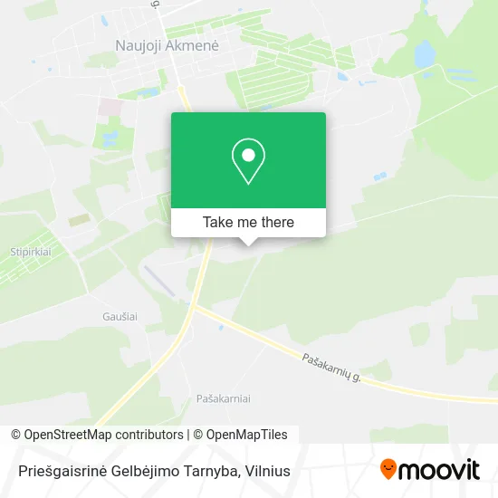 Карта Priešgaisrinė Gelbėjimo Tarnyba