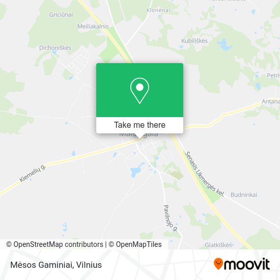 Карта Mėsos Gaminiai