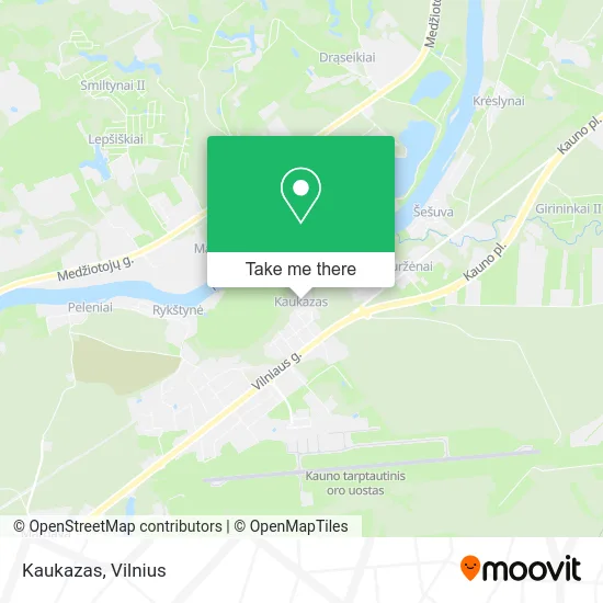 Карта Kaukazas