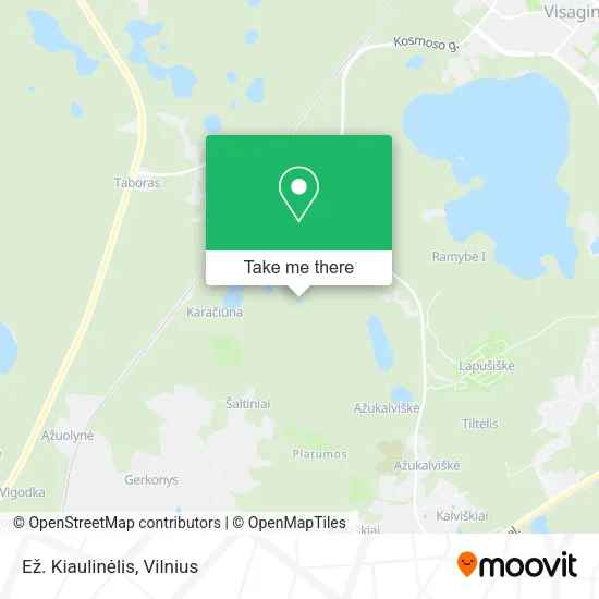 Карта Ež. Kiaulinėlis