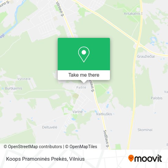 Карта Koops Pramoninės Prekės