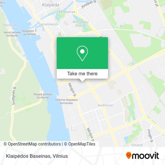 Карта Klaipėdos Baseinas