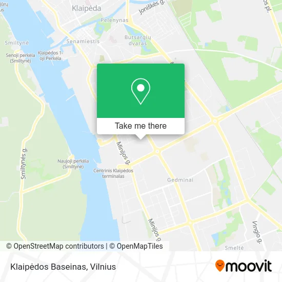 Карта Klaipėdos Baseinas