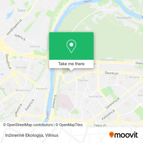 Карта Inžinerinė Ekologija