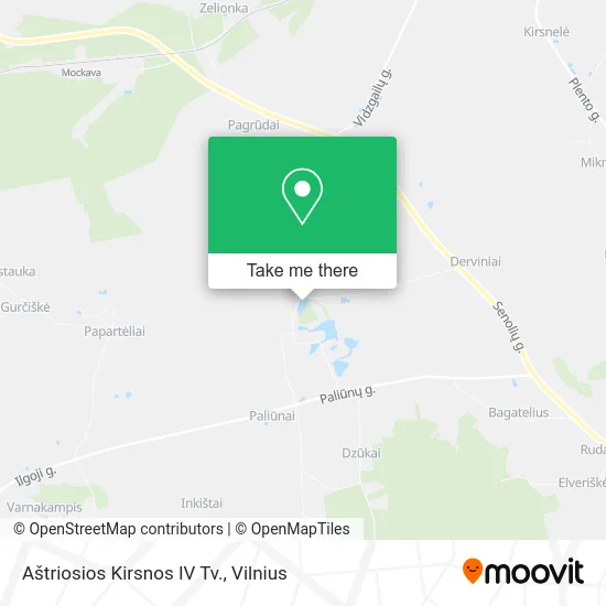 Карта Aštriosios Kirsnos IV Tv.