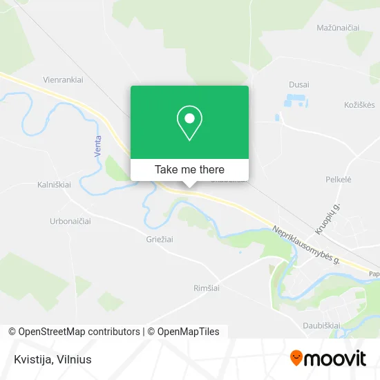 Карта Kvistija