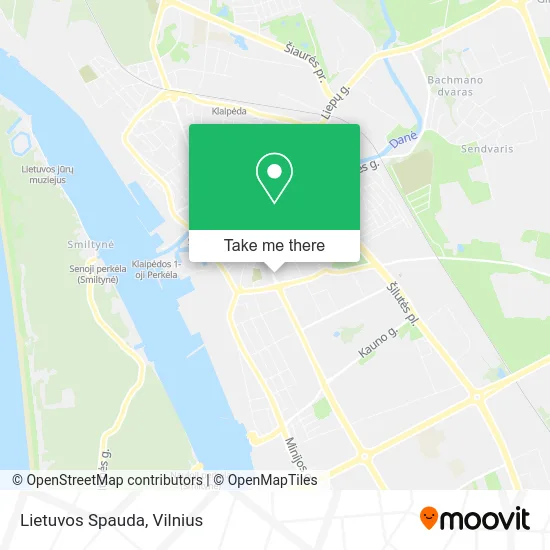Карта Lietuvos Spauda