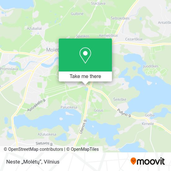 Карта Neste „Molėtų“