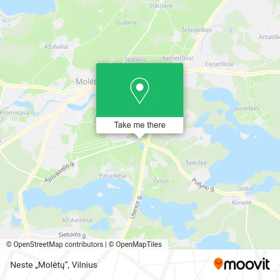 Карта Neste „Molėtų“