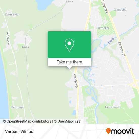 Карта Varpas