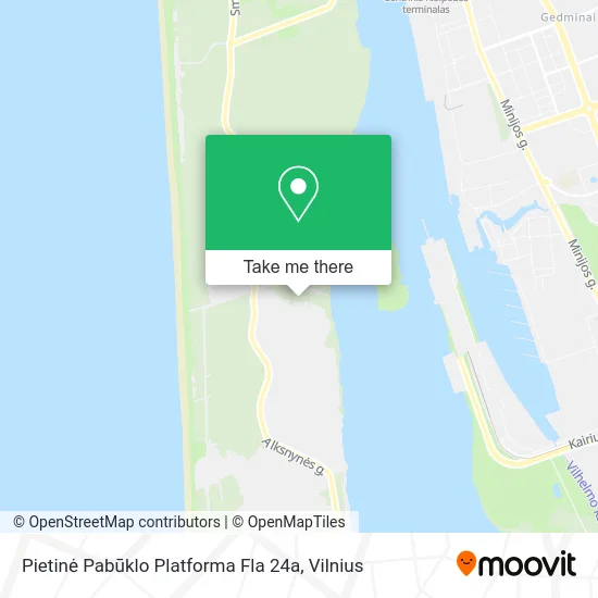 Карта Pietinė Pabūklo Platforma Fla 24a