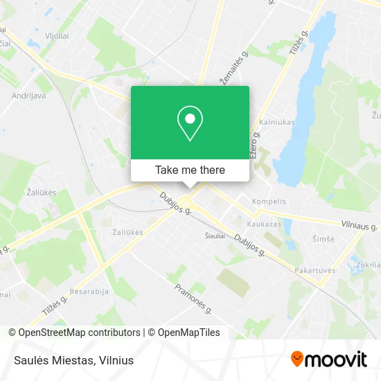 Карта Saulės Miestas