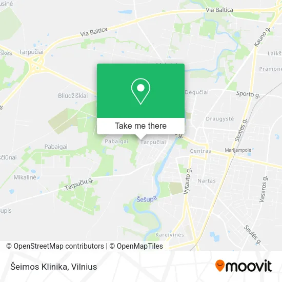 Карта Šeimos Klinika