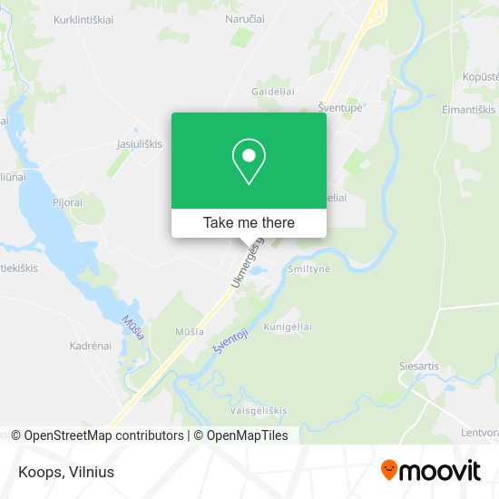 Карта Koops