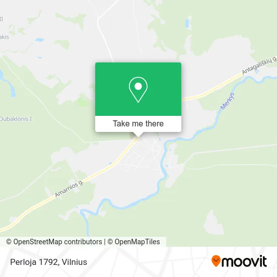 Карта Perloja 1792