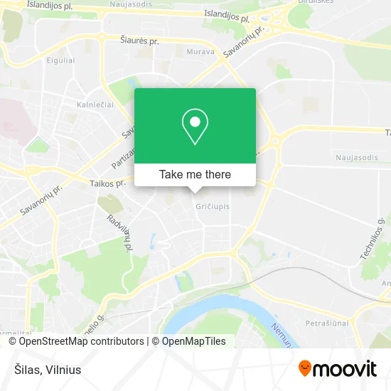 Карта Šilas