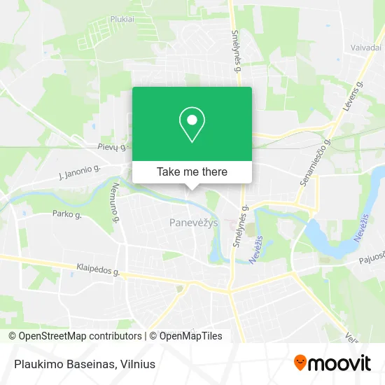 Карта Plaukimo Baseinas