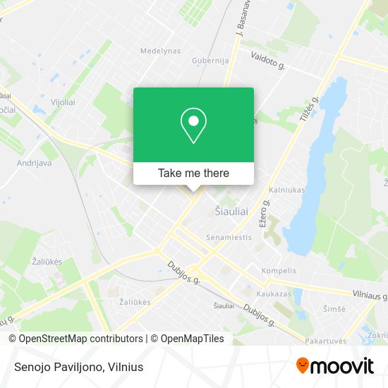 Senojo Paviljono map