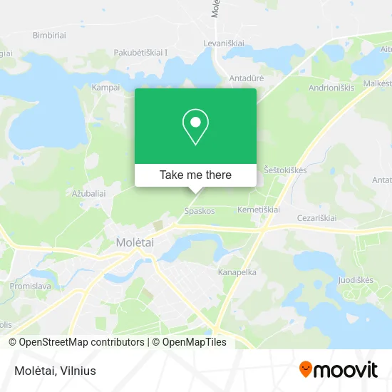 Карта Molėtai