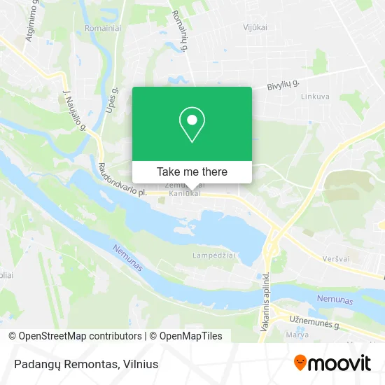 Карта Padangų Remontas