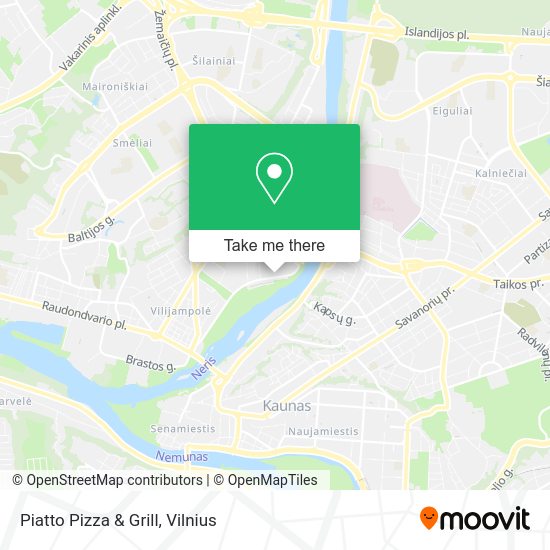 Карта Piatto Pizza & Grill