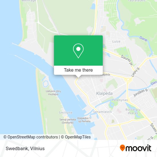 Карта Swedbank