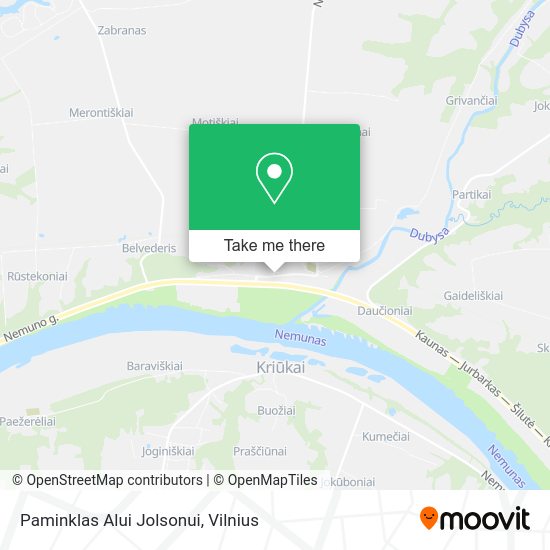 Карта Paminklas Alui Jolsonui