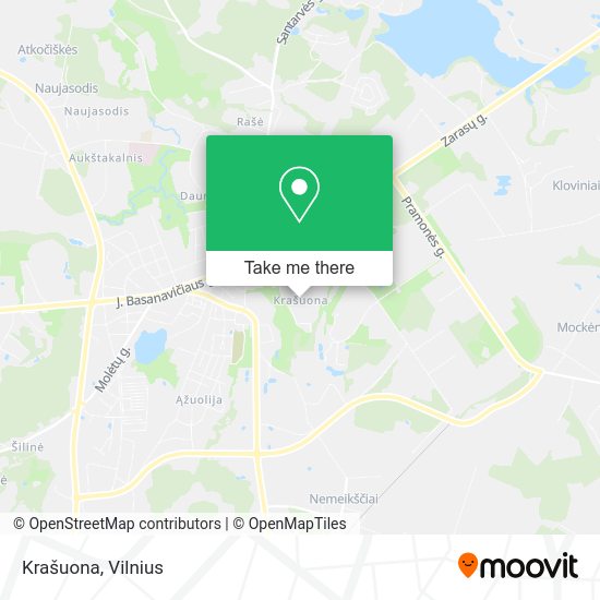 Карта Krašuona