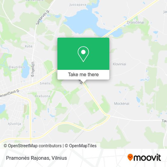 Карта Pramonės Rajonas