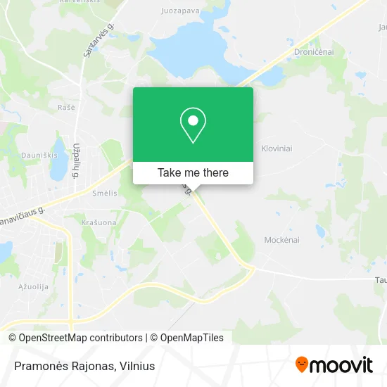 Карта Pramonės Rajonas