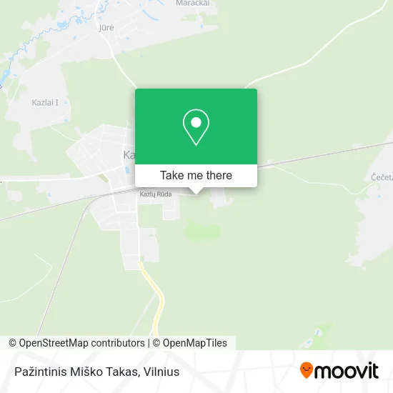 Карта Pažintinis Miško Takas