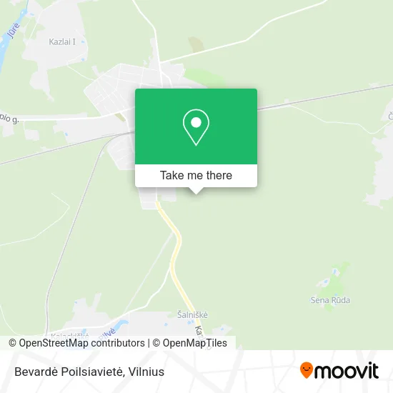 Карта Bevardė Poilsiavietė