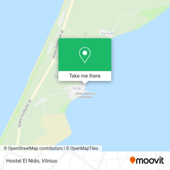 Карта Hostel El Nido