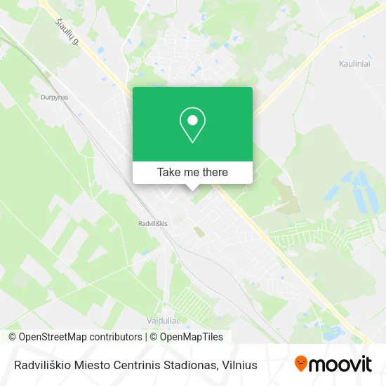 Карта Radviliškio Miesto Centrinis Stadionas