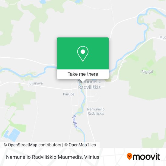 Карта Nemunėlio Radviliškio Maumedis