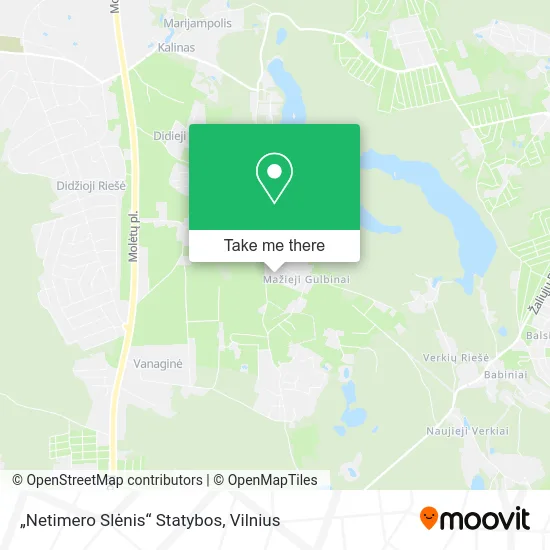 Карта „Netimero Slėnis“ Statybos