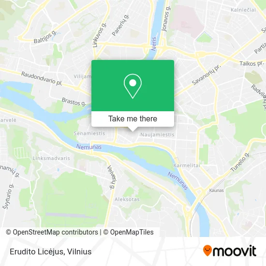 Карта Erudito Licėjus