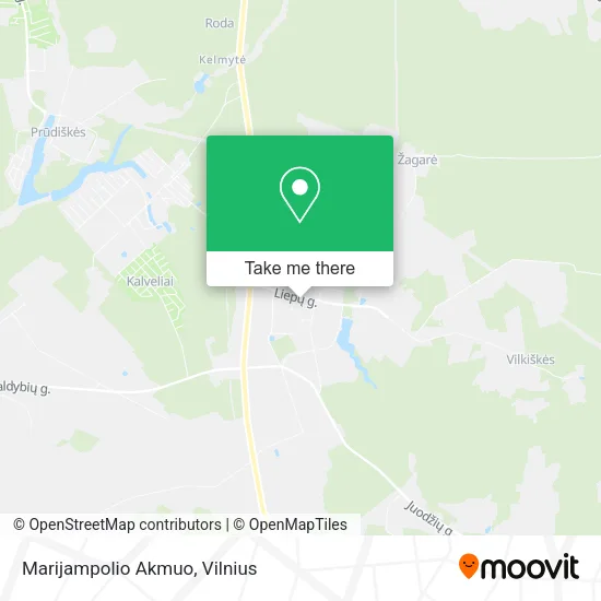 Карта Marijampolio Akmuo