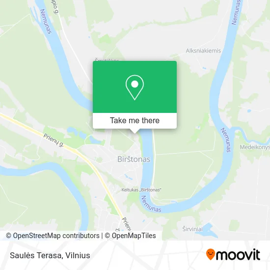 Карта Saulės Terasa