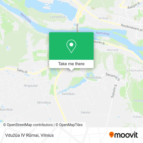 Карта Vdužūa IV Rūmai