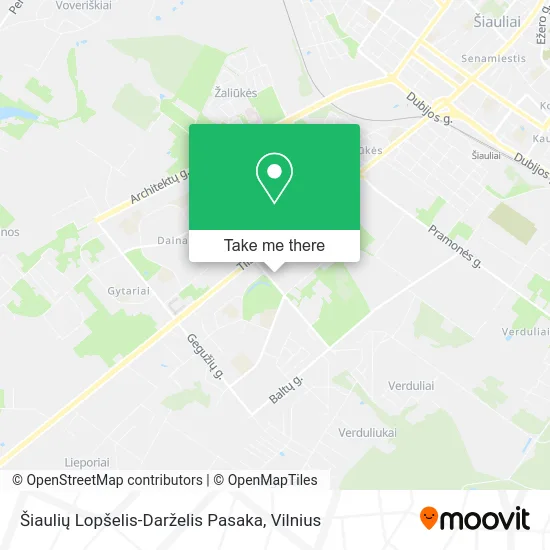 Šiaulių Lopšelis-Darželis Pasaka map
