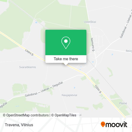 Карта Travena