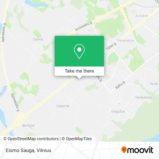 Карта Eismo Sauga