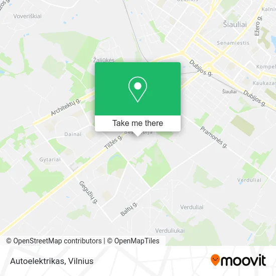 Карта Autoelektrikas