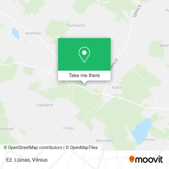 Карта Ež. Liūnas