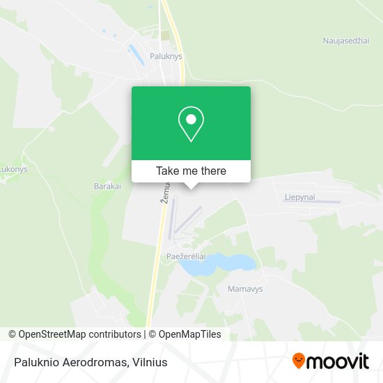 Карта Paluknio Aerodromas